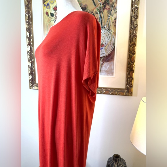 Iconic Luxe Aoricot Colored Long Dress Size XL - Picture 5 of 9